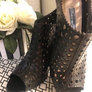 Authentic Prada black booties